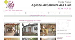 Desktop Screenshot of agence-immobiliere-des-lilas.com